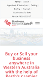 Mobile Screenshot of businesssalesperth.com.au